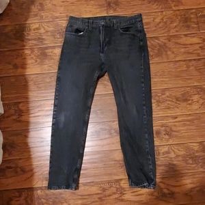 Levis 502 Black Denim Jeans